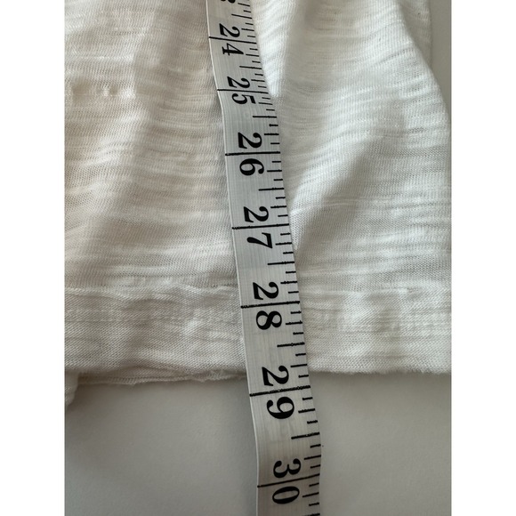 Free People We The Free Tank Top Womens Large White Sleeveless Oversized Stretch - Picture 6 of 7